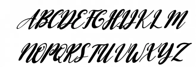 Baby Doll Italic Polices MAJUSCULES
