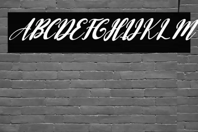 Baby Doll Italic Font examples