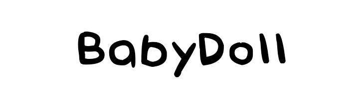 Baby Doll  フリーフォントのダウンロード