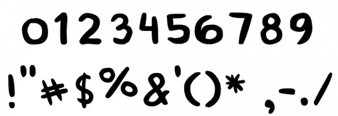 Baby Doll Font OTHER CHARS