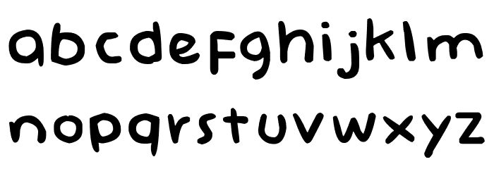 Baby Doll Font LOWERCASE