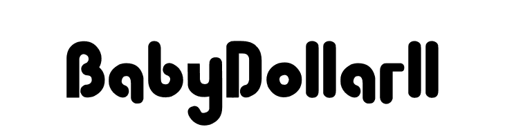 Baby Dollar ll  Скачать бесплатные шрифты