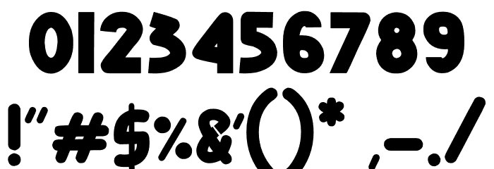 Baby Dollar ll Font OTHER CHARS