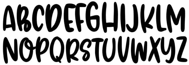 Baby Donuts Fonte MAIÚSCULAS