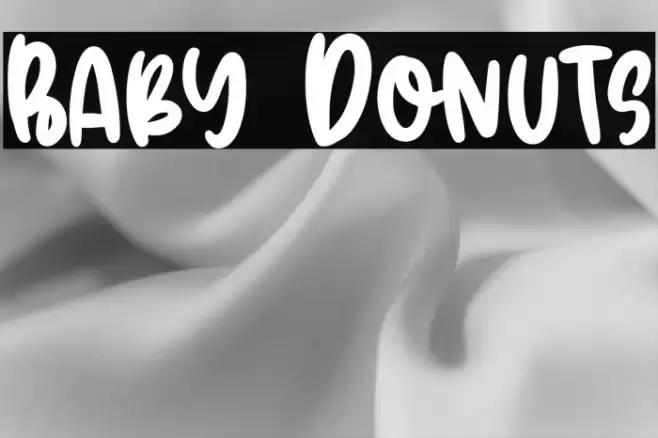 Baby Donuts Fonte examples