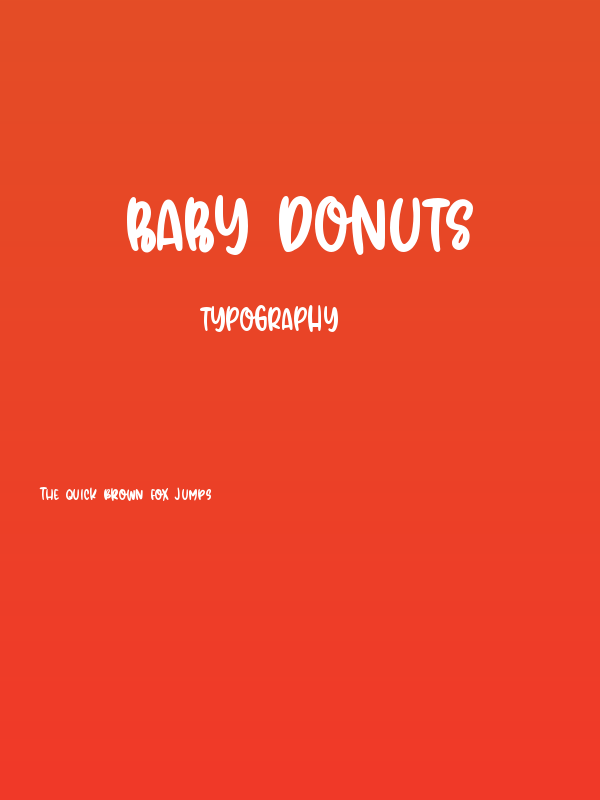 Baby Donuts Poster