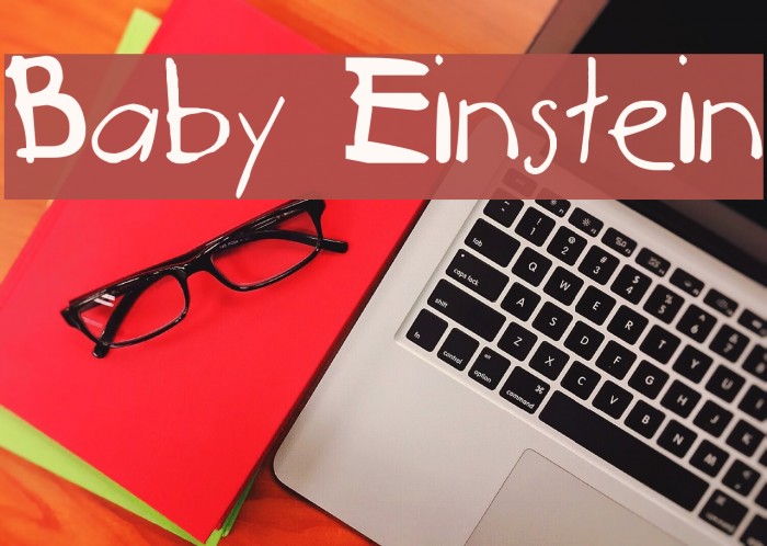 Baby Einstein Font examples