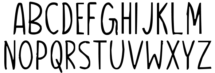 Baby Elephant Font UPPERCASE