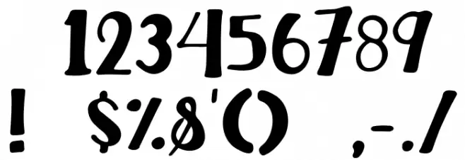 Baby Eliot Font OTHER CHARS