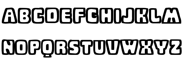 Baby Eskimo Kisses Bold Font LOWERCASE