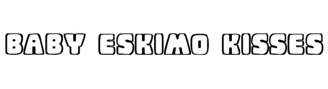 Baby Eskimo Kisses  Fuentes Gratis Descargar
