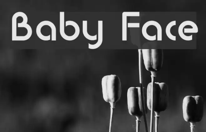 Baby Face Font examples