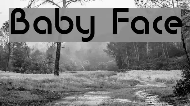Baby Face Font examples