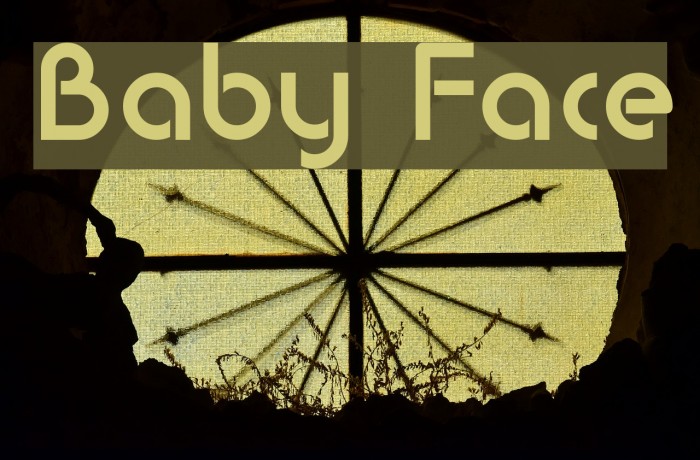 Baby Face Fonte examples