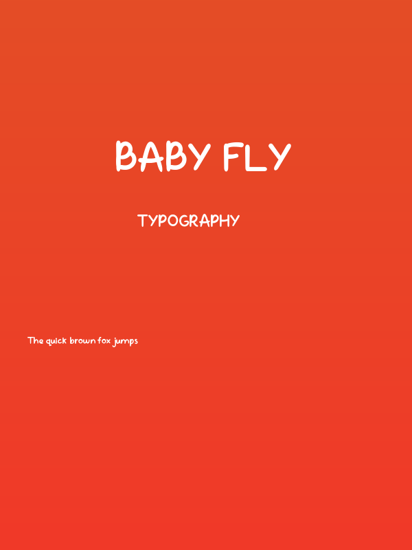 Baby Fly Poster