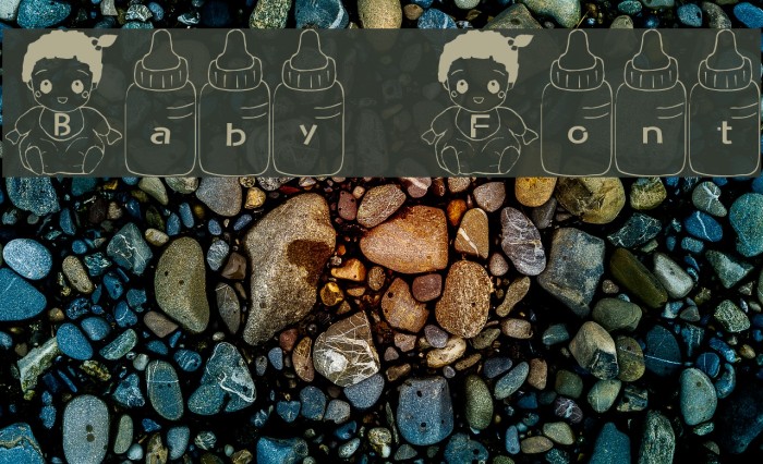 Baby Font Font examples