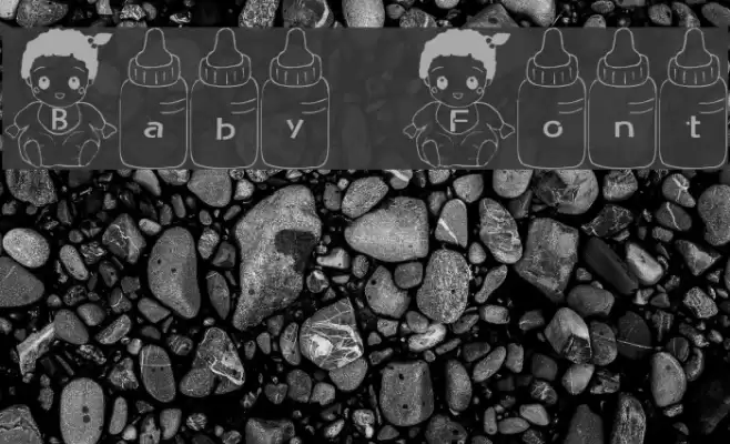 Baby Font Font examples