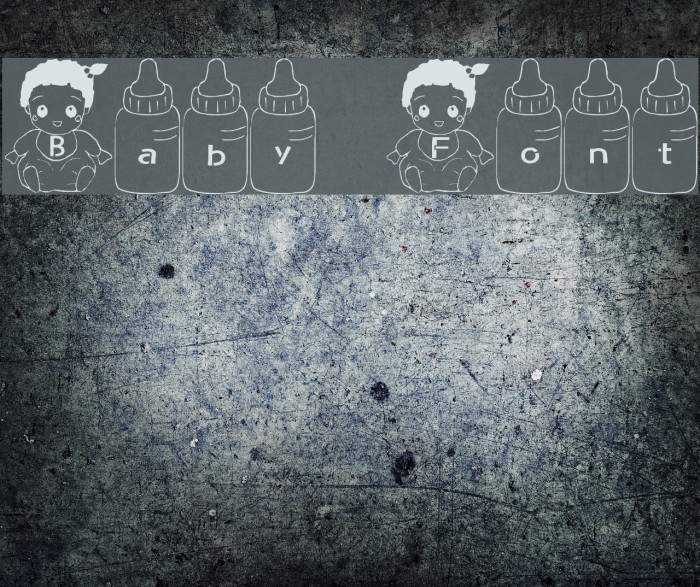 Baby Font Font examples