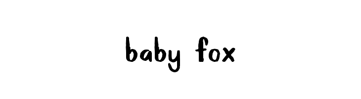 Baby Fox  baixar fontes gratis