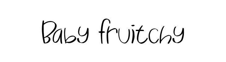 Baby Fruitchy  Fuentes Gratis Descargar