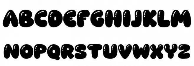 Baby Gemoy Fonte MAIÚSCULAS