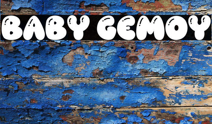 Baby Gemoy Font examples