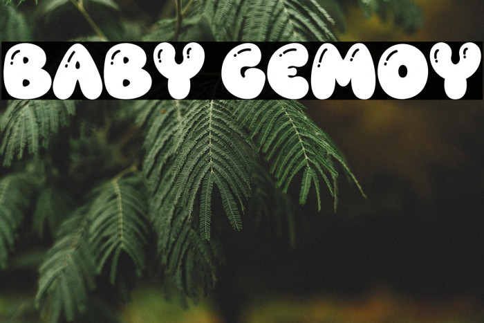 Baby Gemoy Font examples