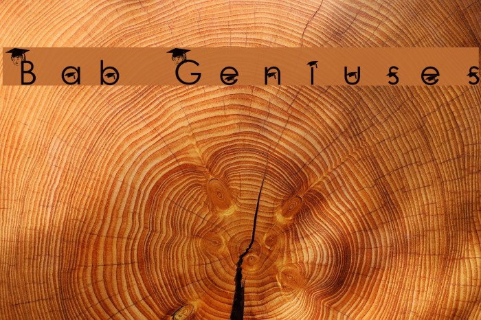 Baby Geniuses Font examples