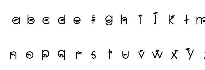 Baby Geniuses Font LOWERCASE
