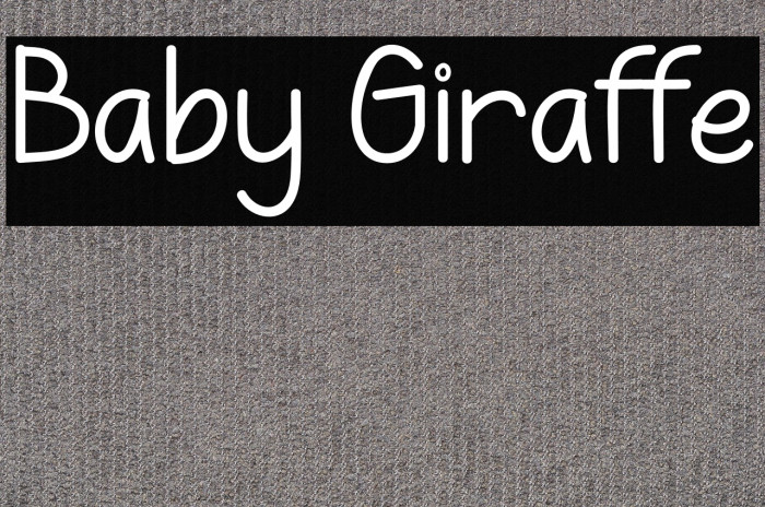 Baby Giraffe Example 3