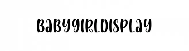 Baby Girl Display  baixar fontes gratis