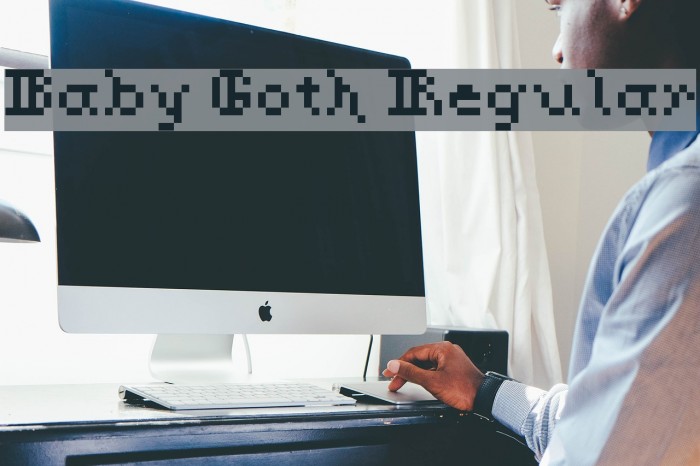 Baby Goth Regular Font examples