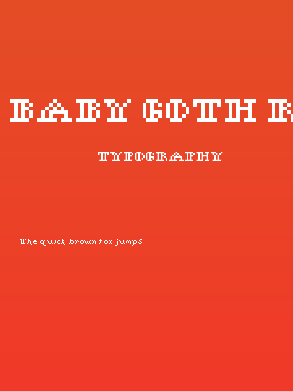 Baby Goth Regular Poster