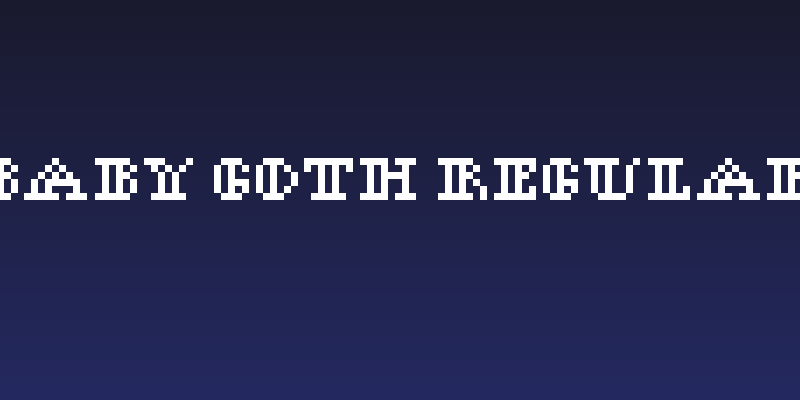 Baby Goth Regular Social Header