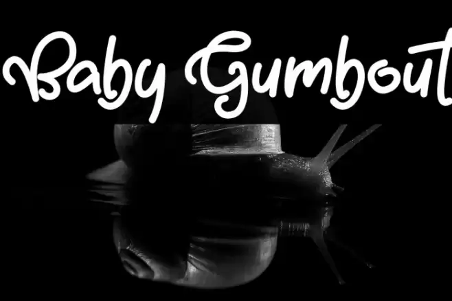 Baby Gumbout Font examples