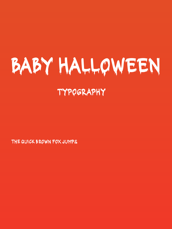 Baby Halloween Poster