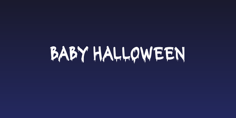 Baby Halloween Social Header