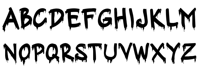 Baby Halloween Font LOWERCASE