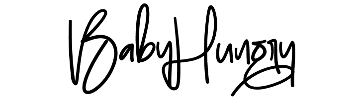 Baby Hungry  font caratteri gratis