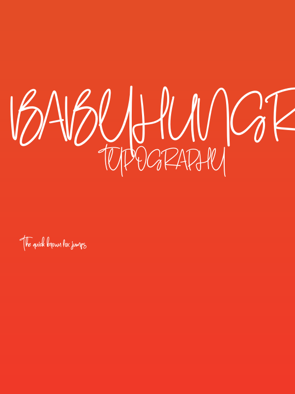 Baby Hungry Poster