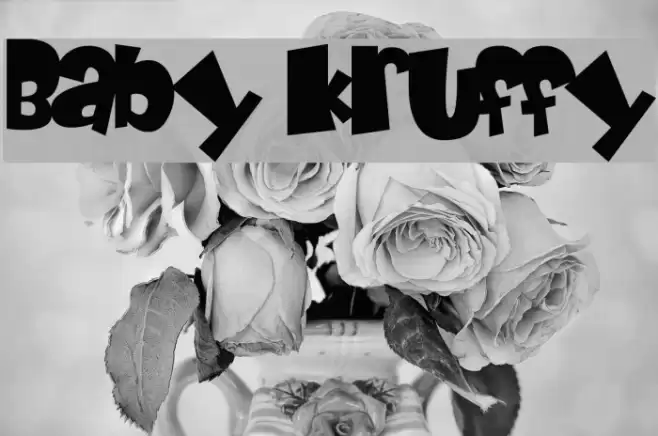 Baby Kruffy Font examples