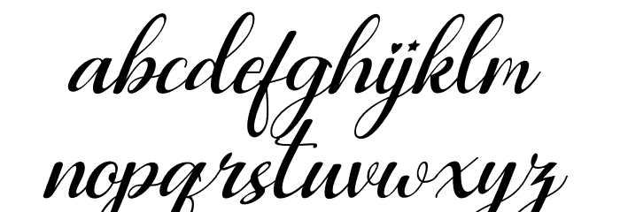 Baby Lelucky Font LOWERCASE