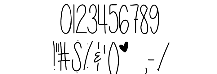 Baby Lexi Font OTHER CHARS
