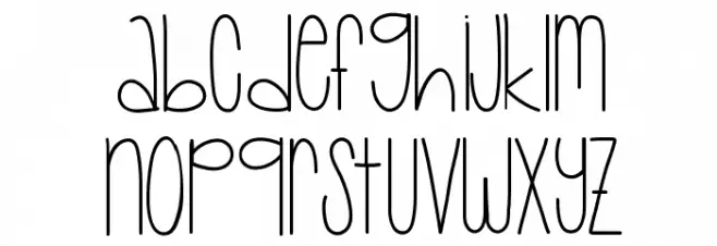 Baby Lexi Schriftart Groß