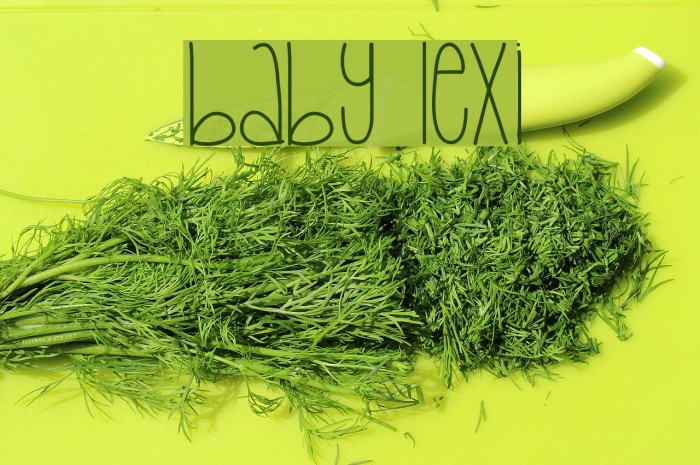 Baby Lexi Font examples