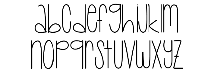 Baby Lexi Font LOWERCASE