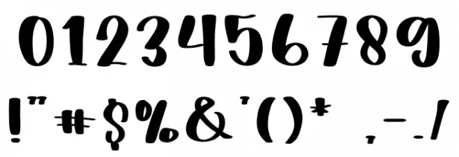 Baby Love Font OTHER CHARS