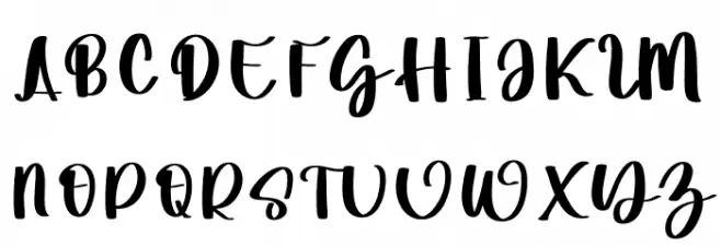Baby Love Font Litere mari