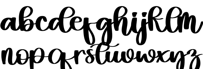 Baby Love Font LOWERCASE
