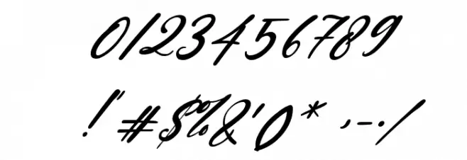 Baby Lovely Italic Font OTHER CHARS